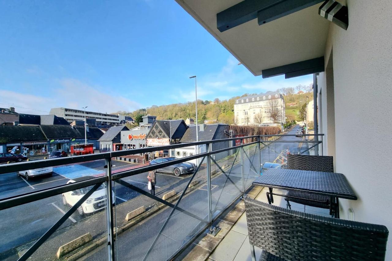 Chez Lou Et Dan 4P Apartment With Balcony Elevator And Secure Parking Honfleur Luaran gambar