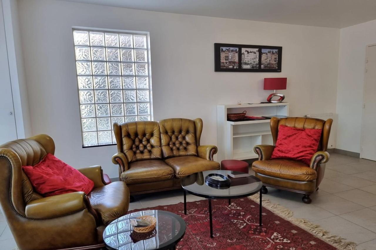 Chez Lou Et Dan 4P Apartment With Balcony Elevator And Secure Parking Honfleur Luaran gambar